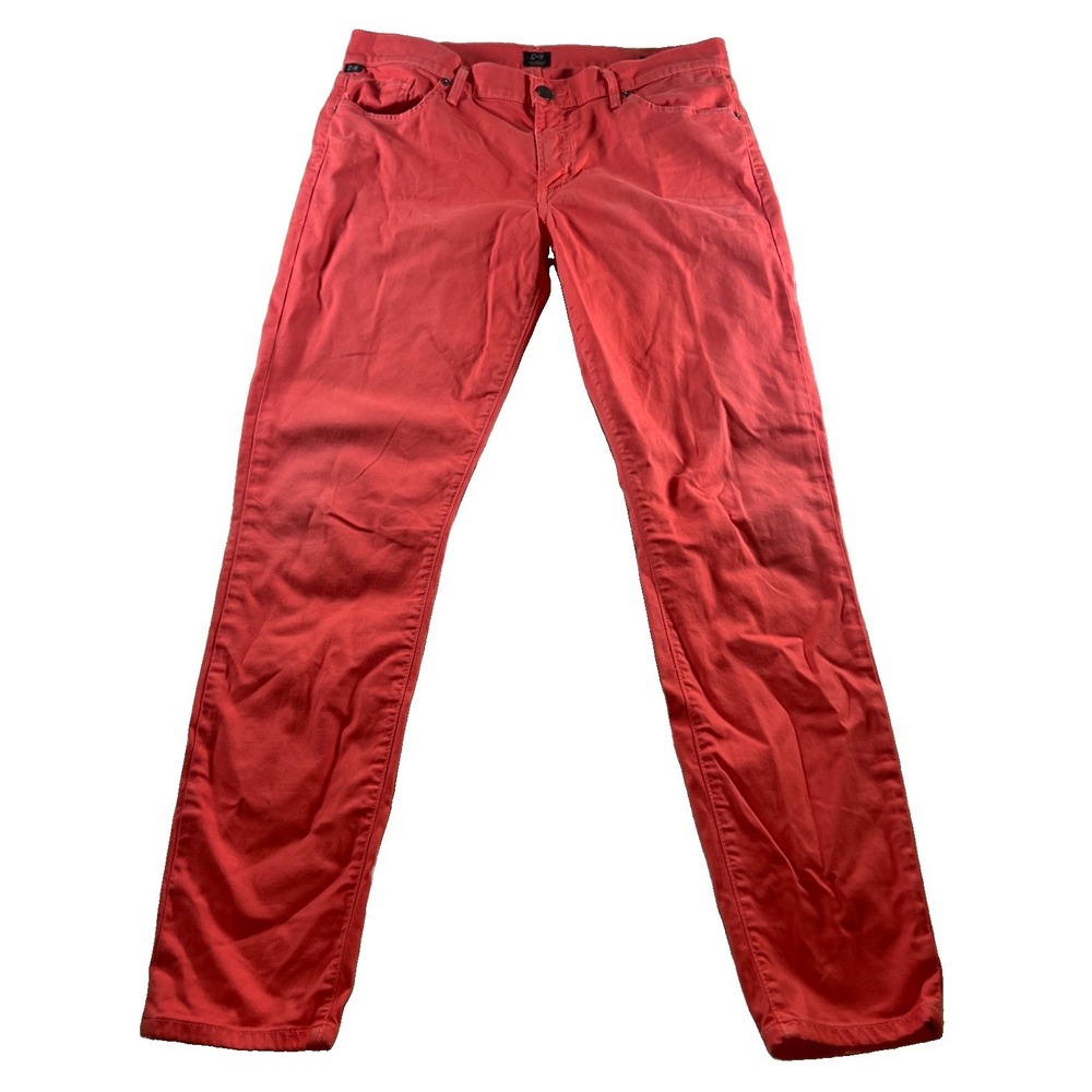 Citizens of Humanity Thompson Mid-Rise Skinny Women Size 30 Coral Jeans